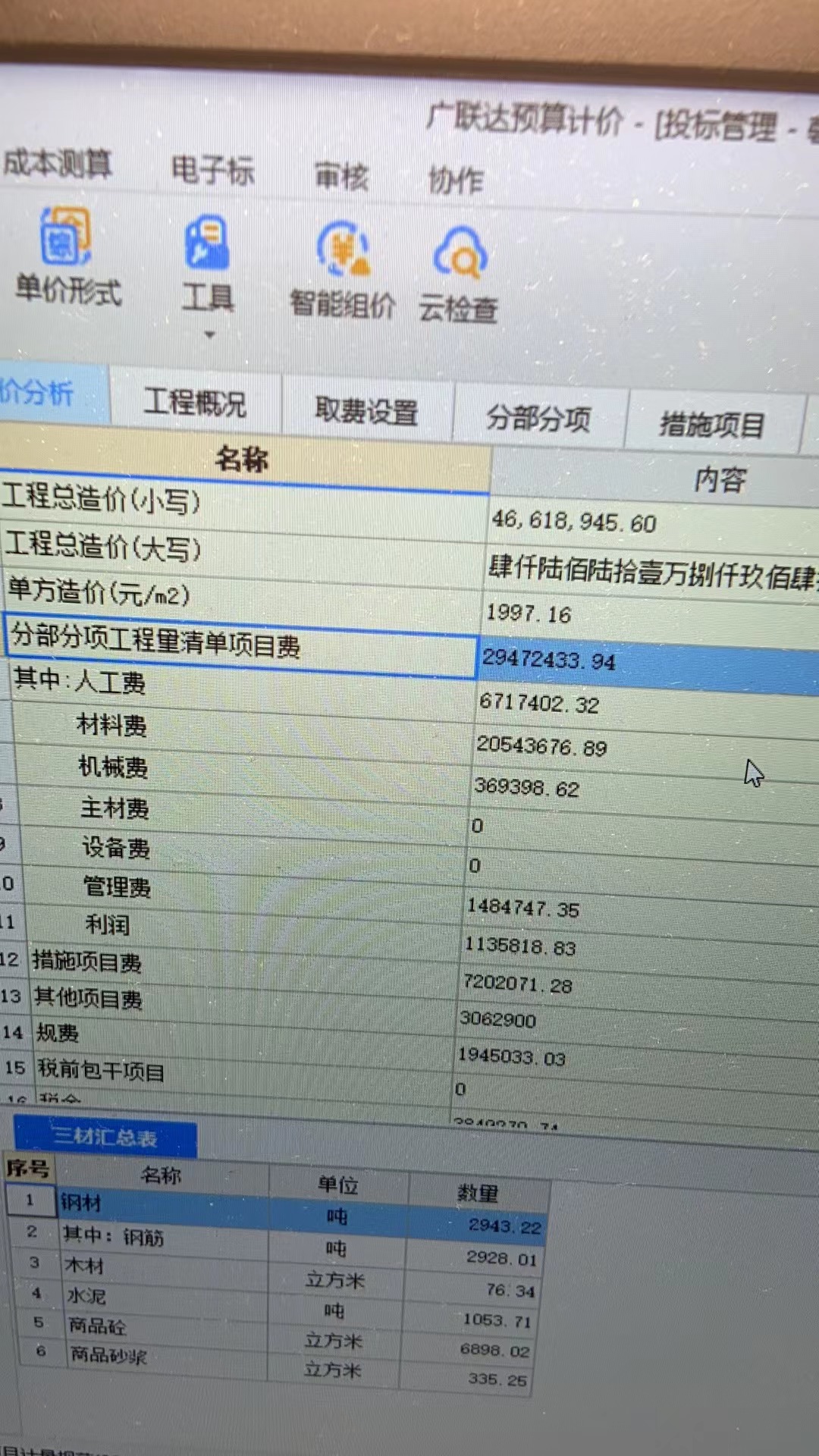 分项