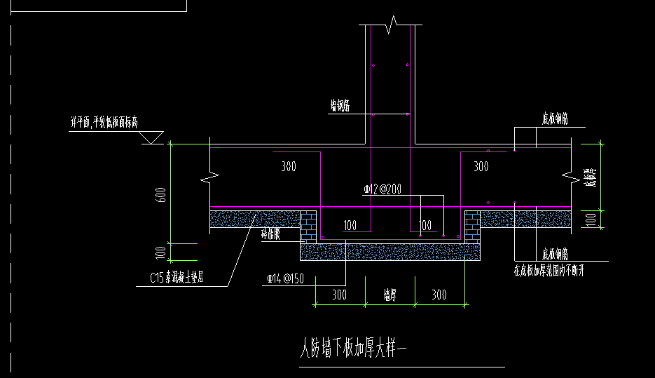 钢筋布置