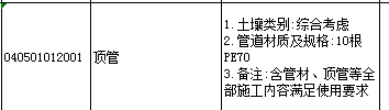 项目特征