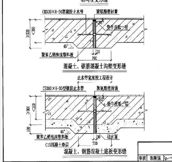 地沟变形缝