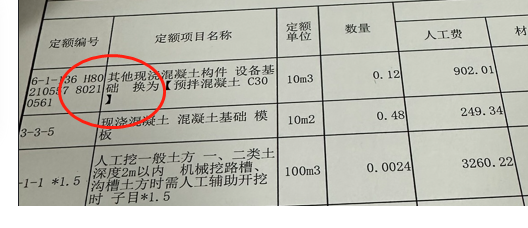 定额编码