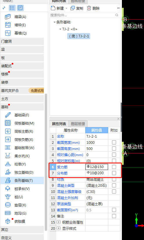 分布筋