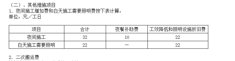 夜间施工