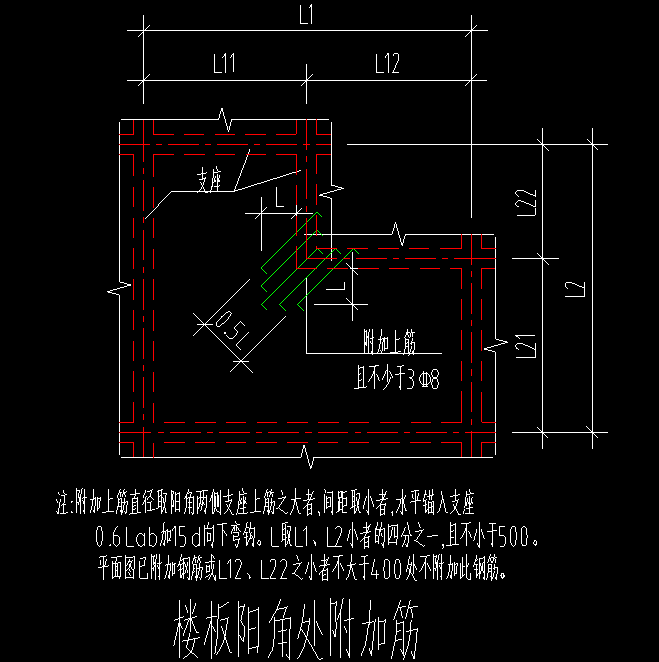 阳角附加筋