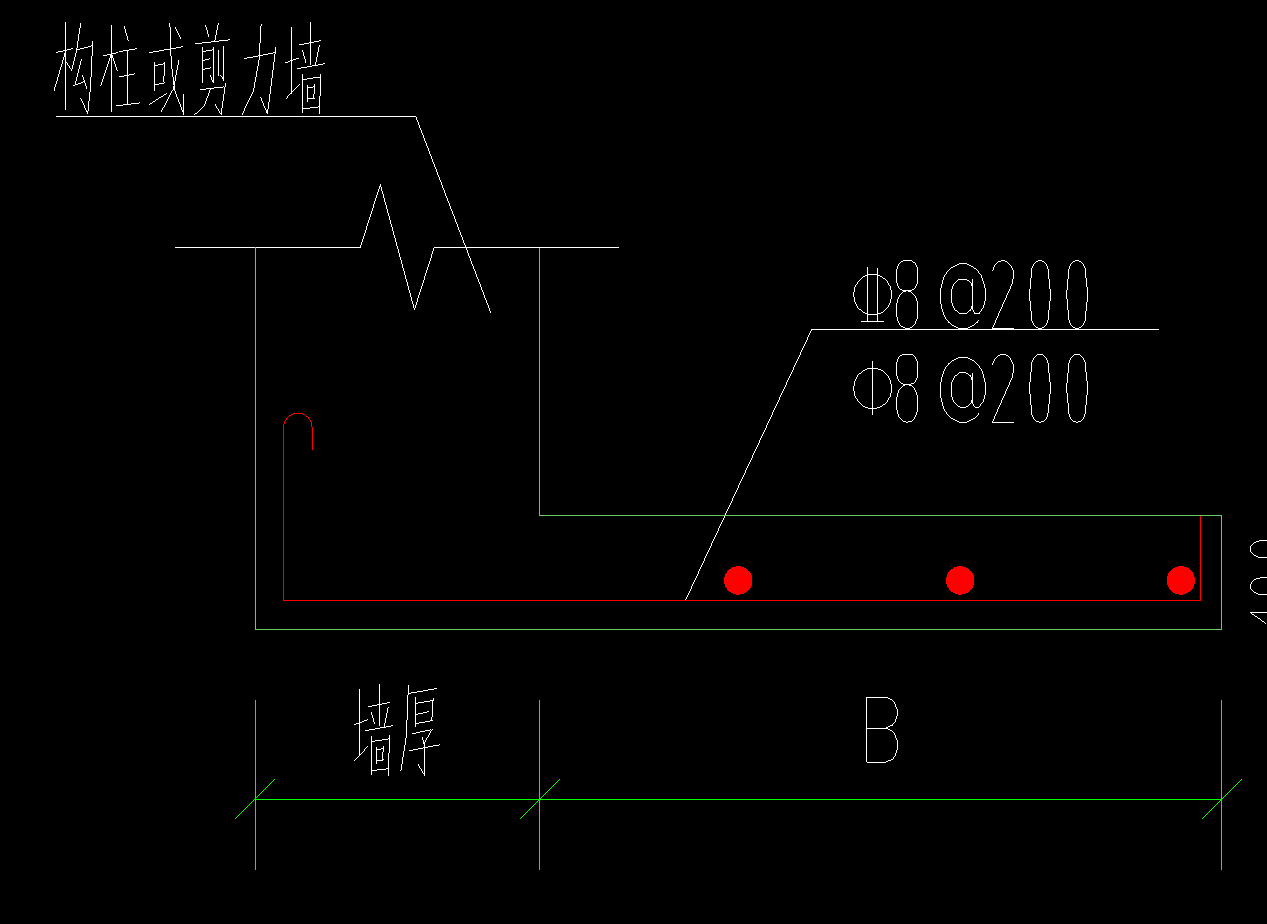 侧面