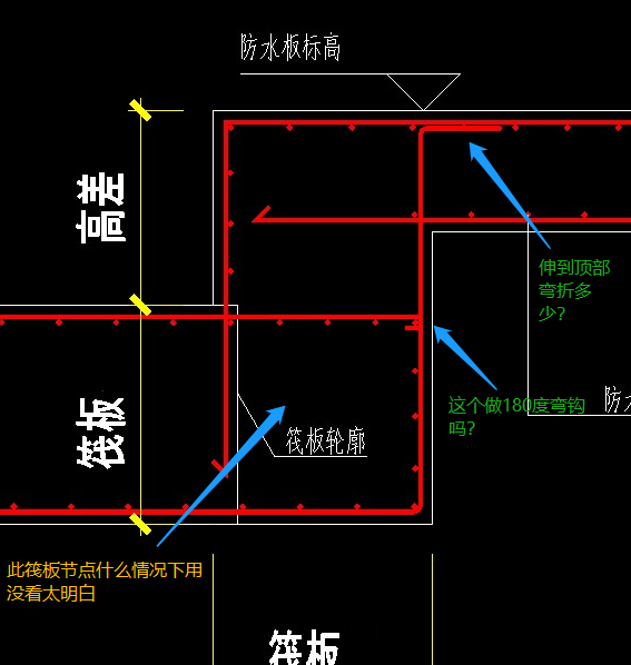 顶部弯折