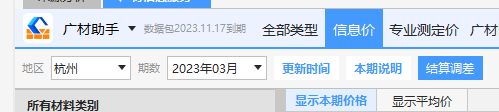 载入信息价