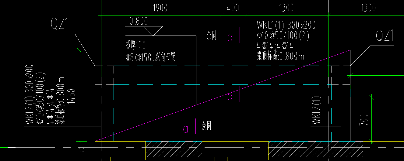 斜线