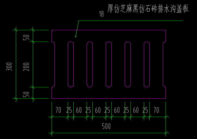 排水沟盖板