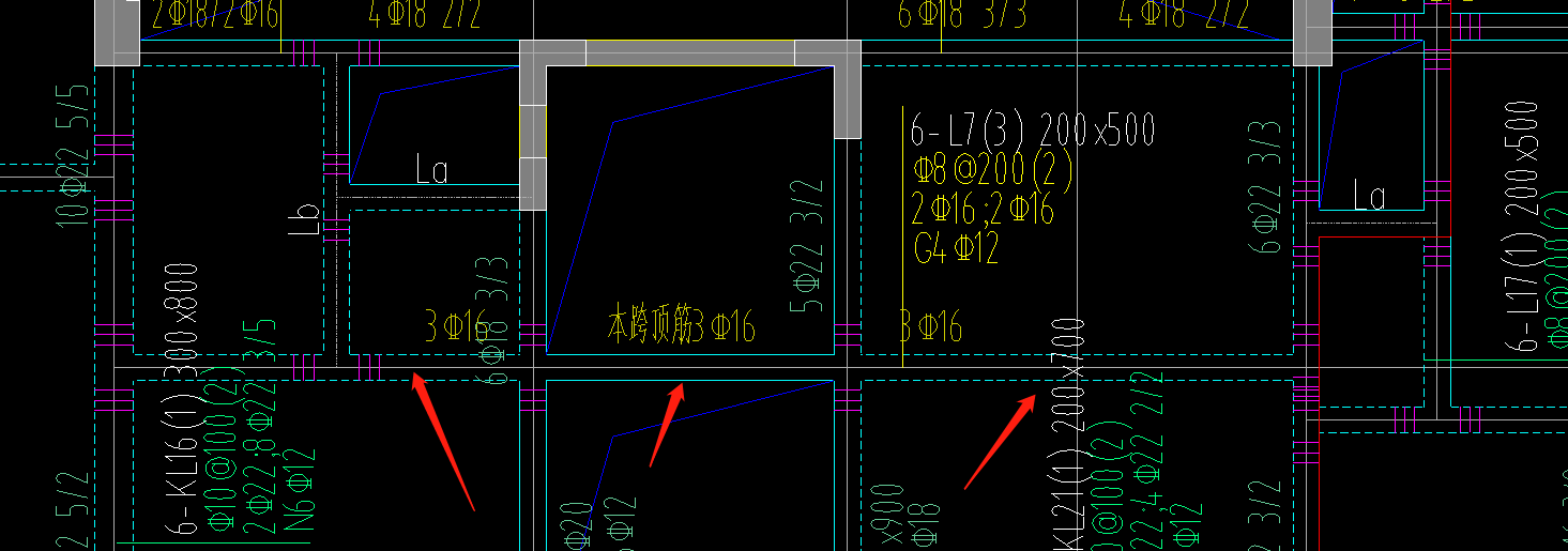 跨中钢筋