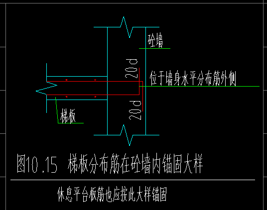 梯板分布筋