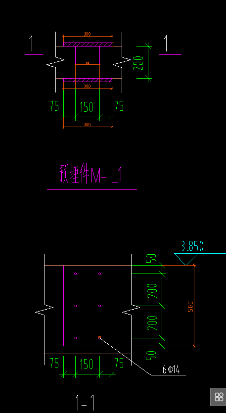 预埋件怎么计算