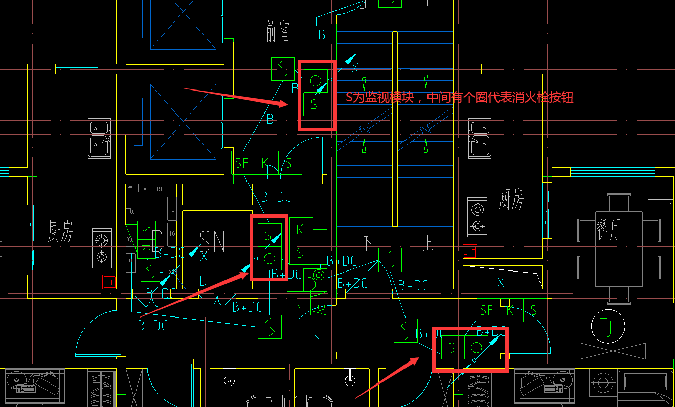 消火栓按钮