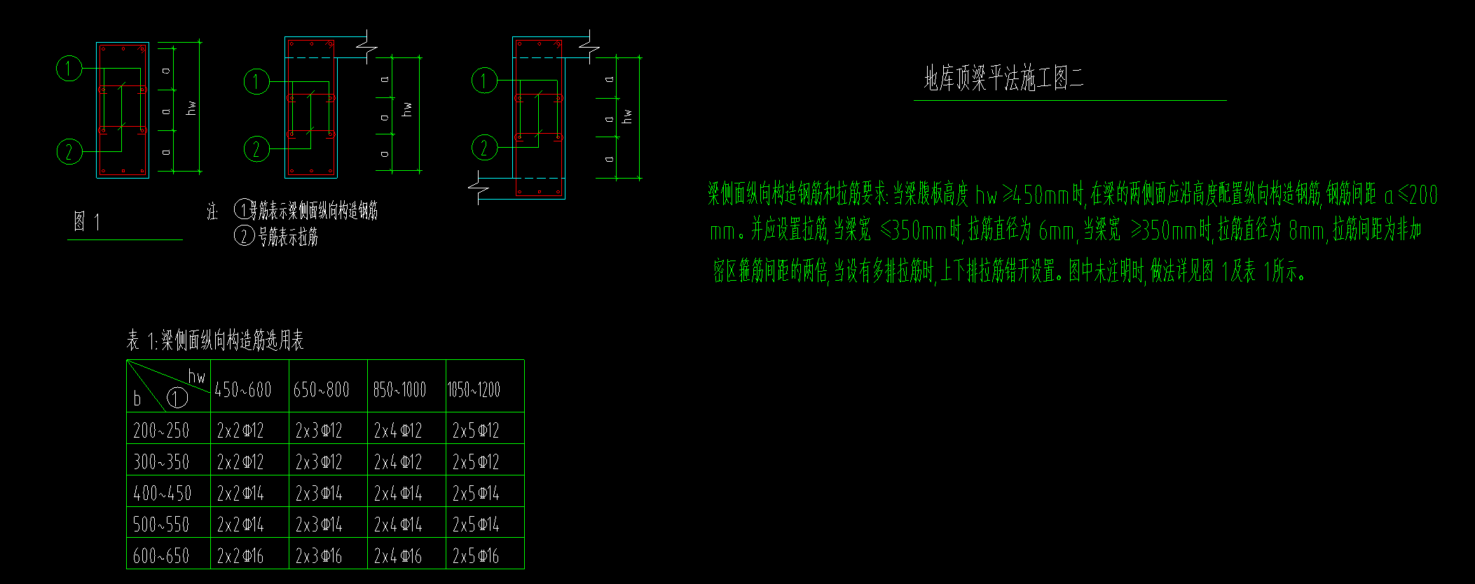 梁侧面