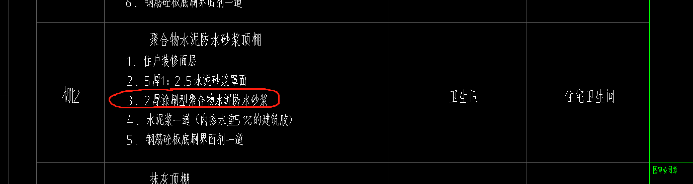 水泥防水砂浆