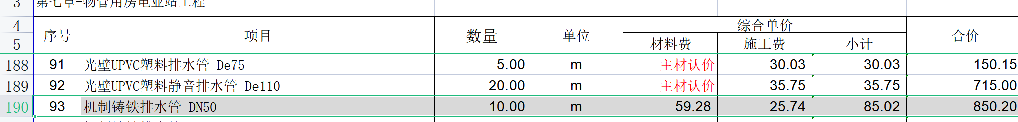 小计