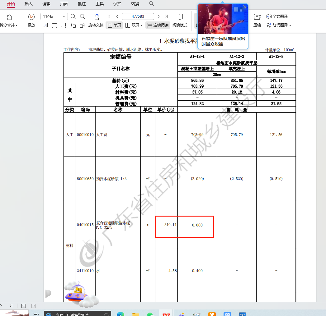 项目特征