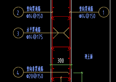 非贯通筋