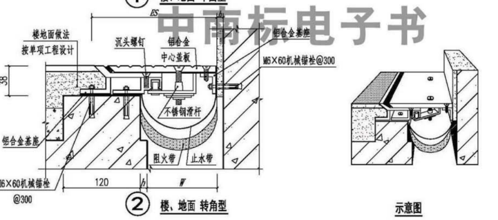 楼面变形缝