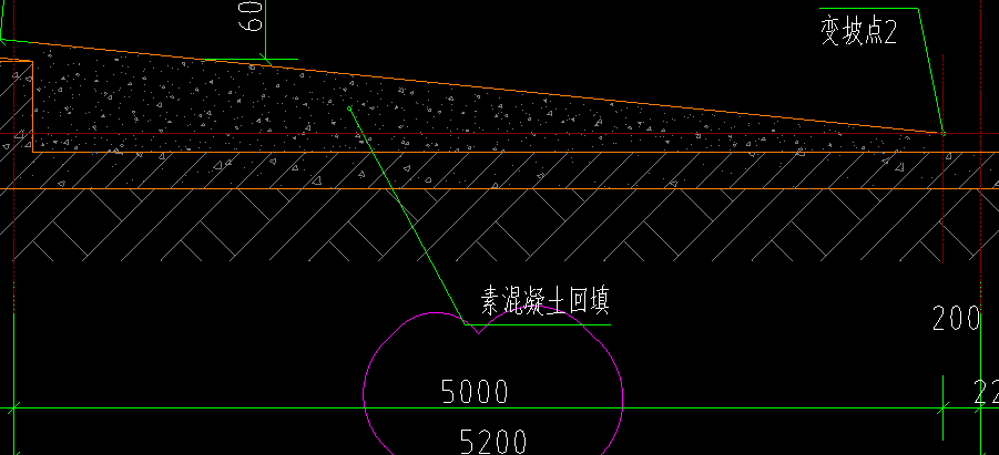 素混凝土回填