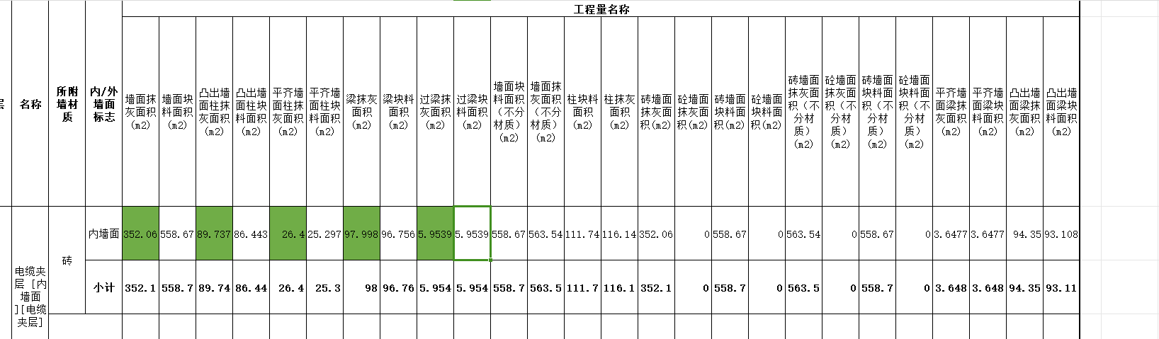 柱抹灰