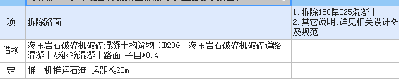漏项