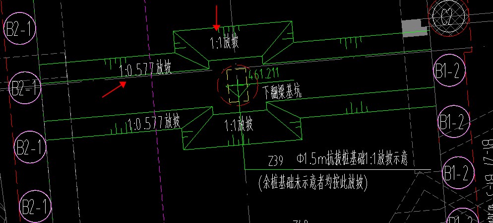 放坡系数