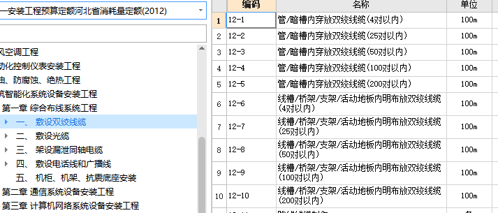 网线套什么定额