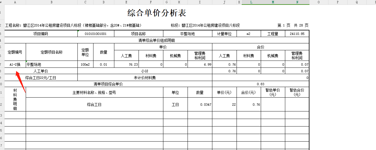 单价