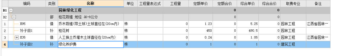 漏项