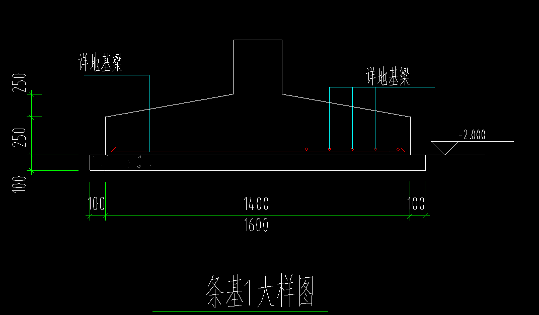 条基梁钢筋布置图片