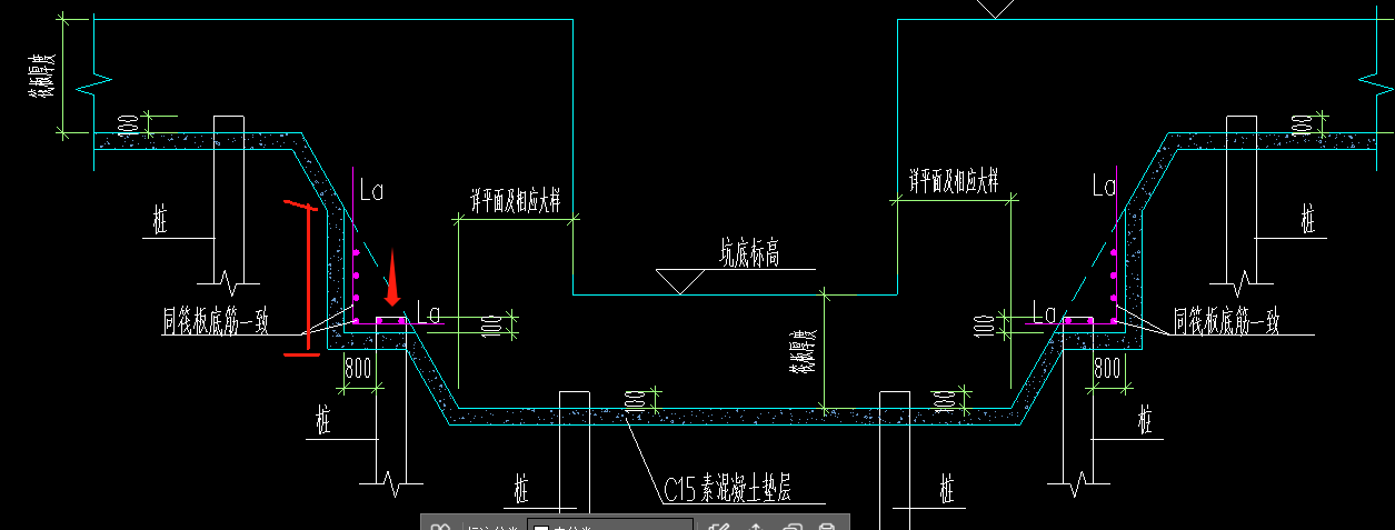 伸入