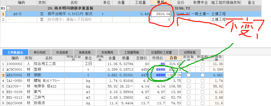 定额计价