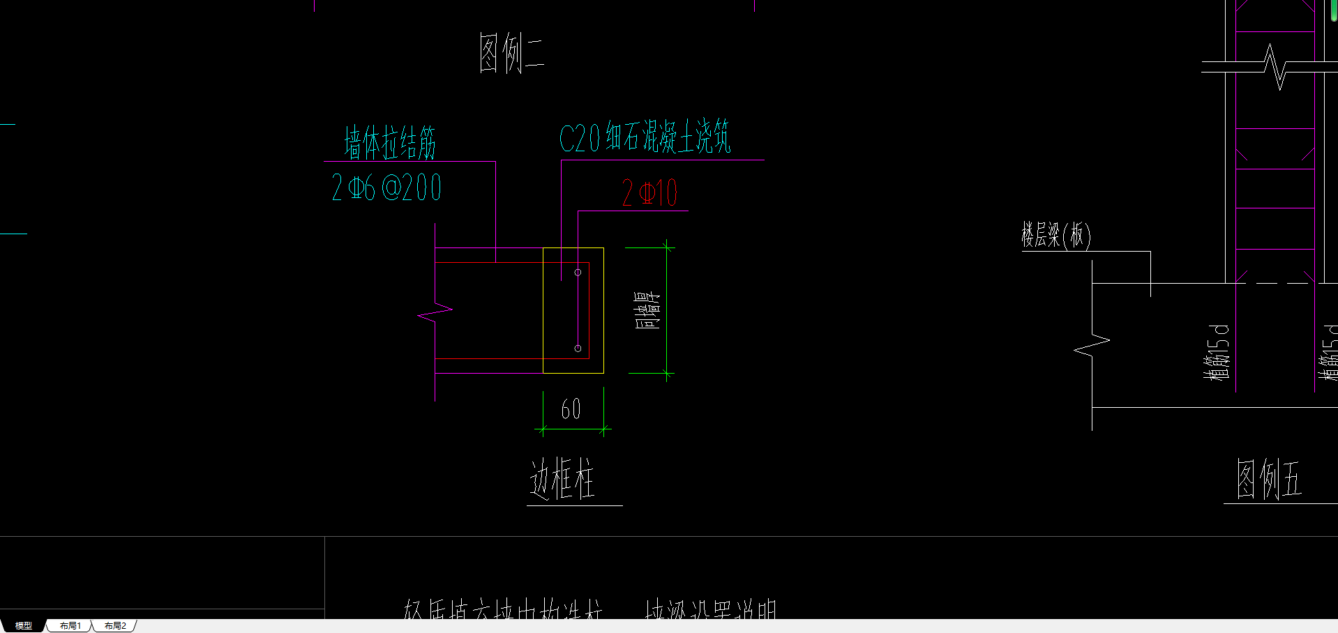 框柱