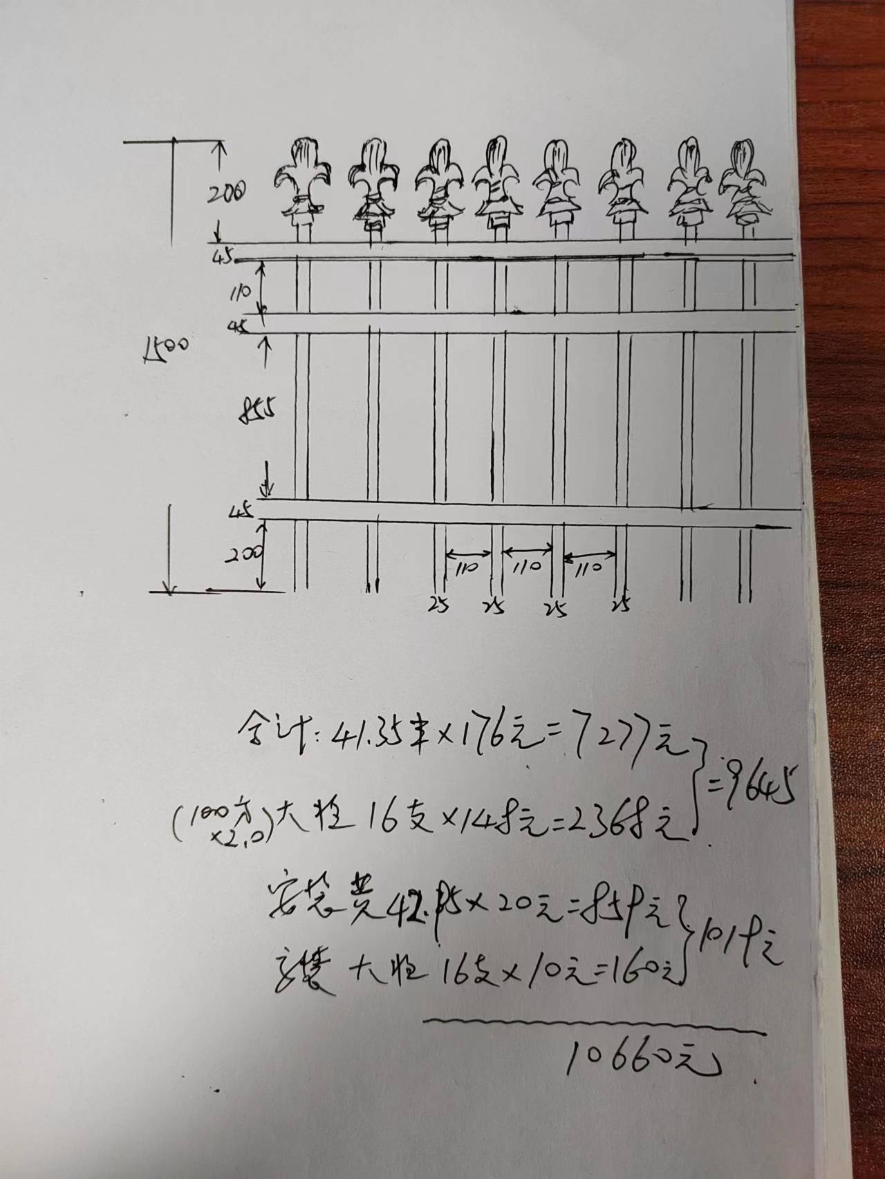 套清单
