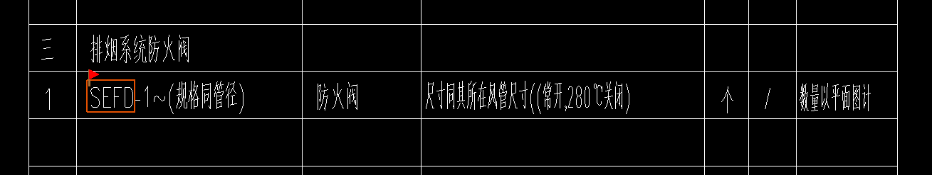 防火閥套什么清單