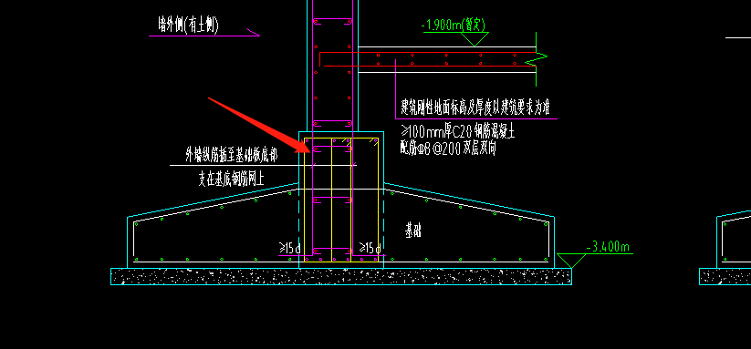 伸入