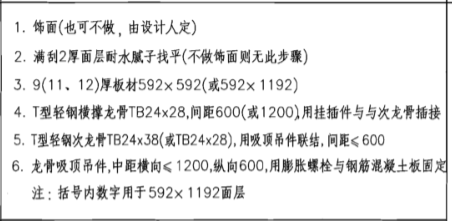 吊顶