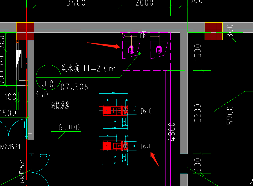 建筑图中