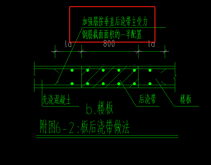 后浇带