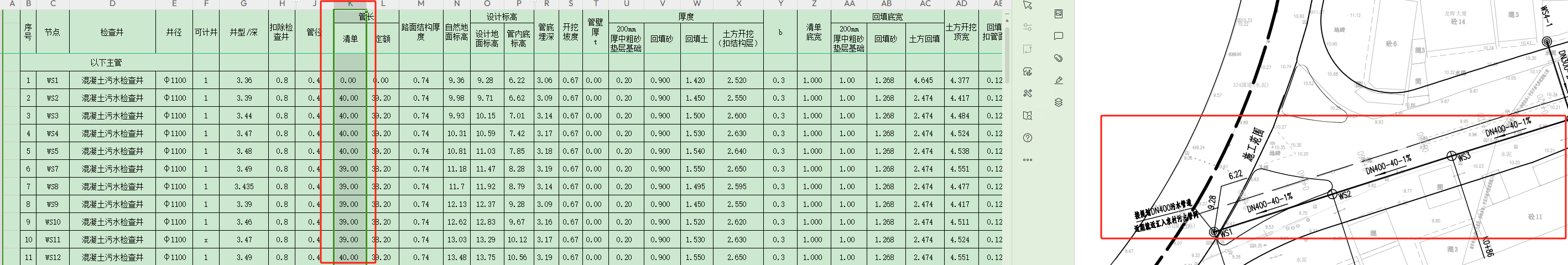 污水井