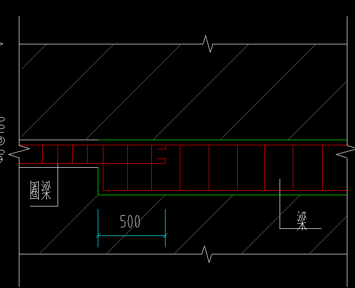 伸入