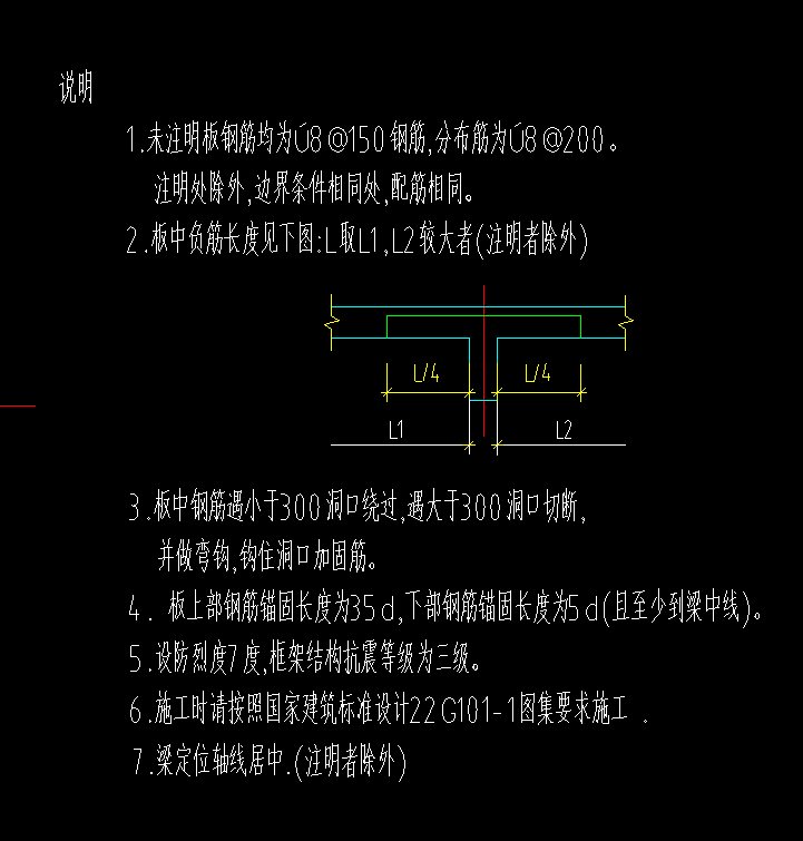 钢筋布置