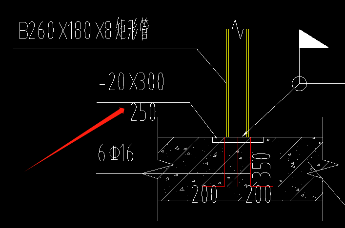 预埋件标注