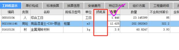 损耗