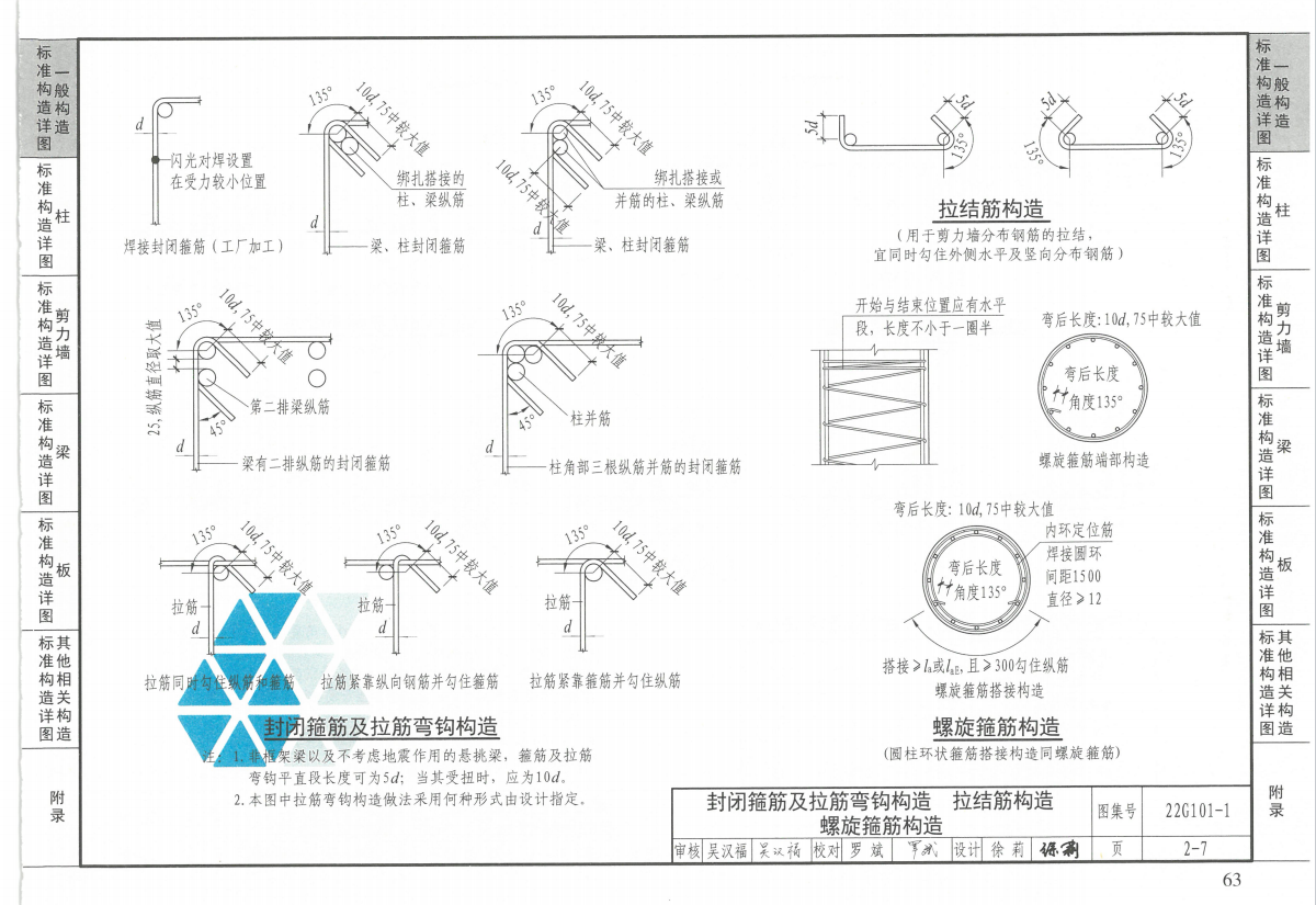 抗扭钢筋的拉筋