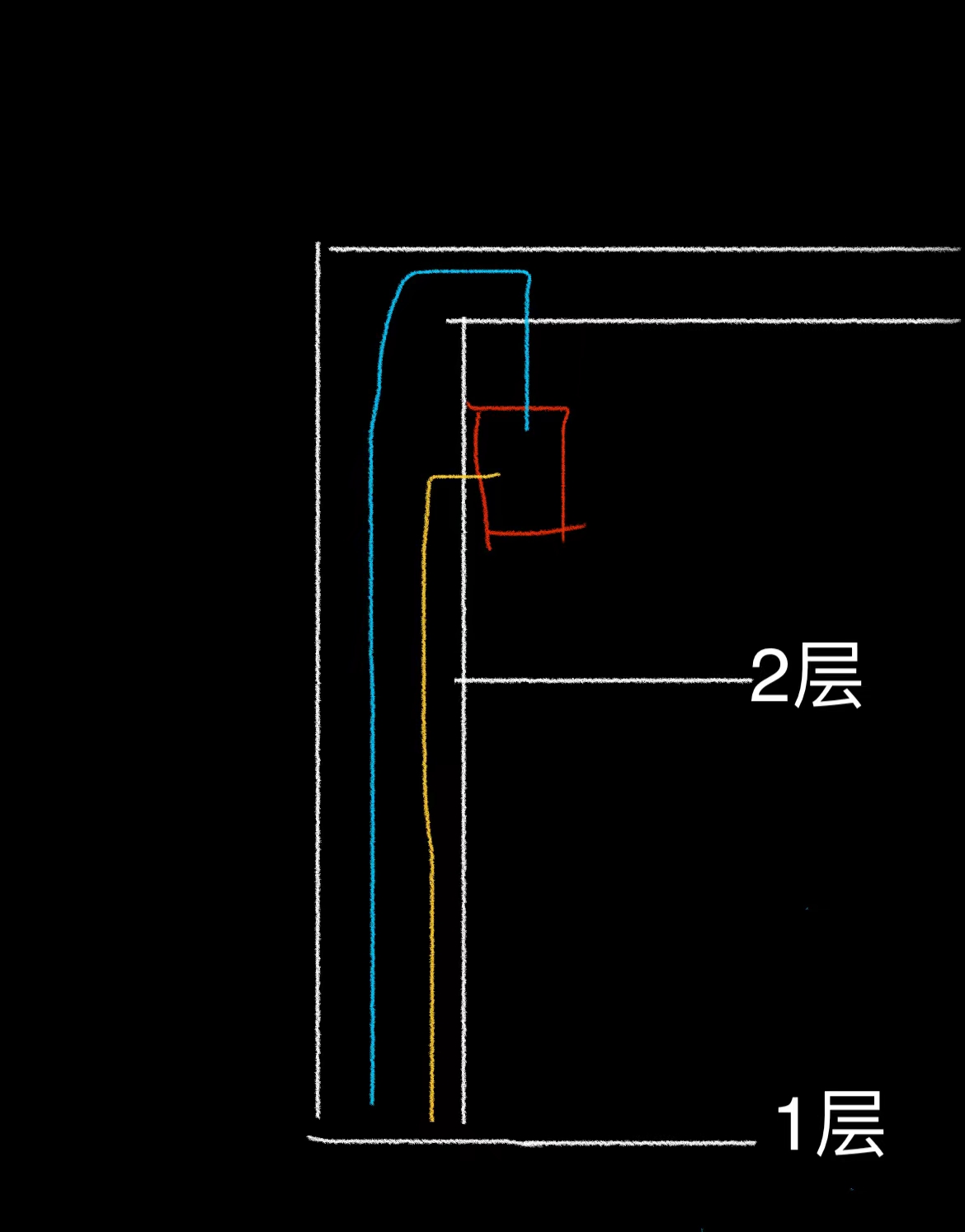 竖井内