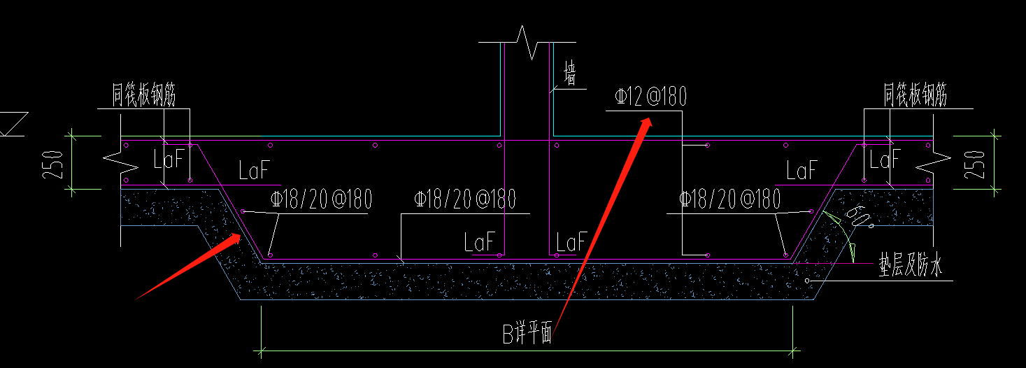 斜面钢筋
