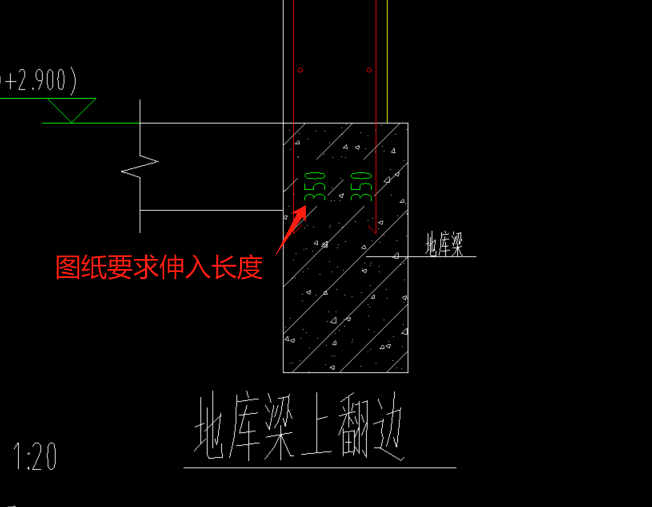 伸入