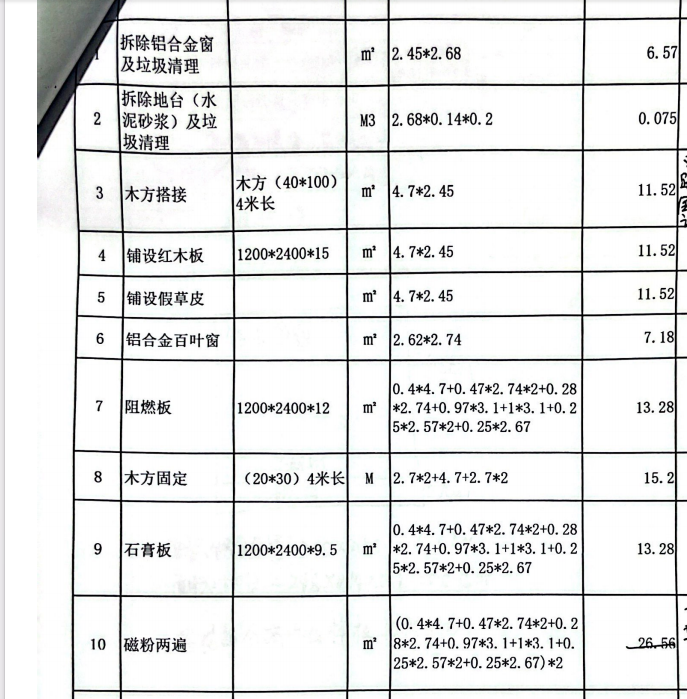 套清单